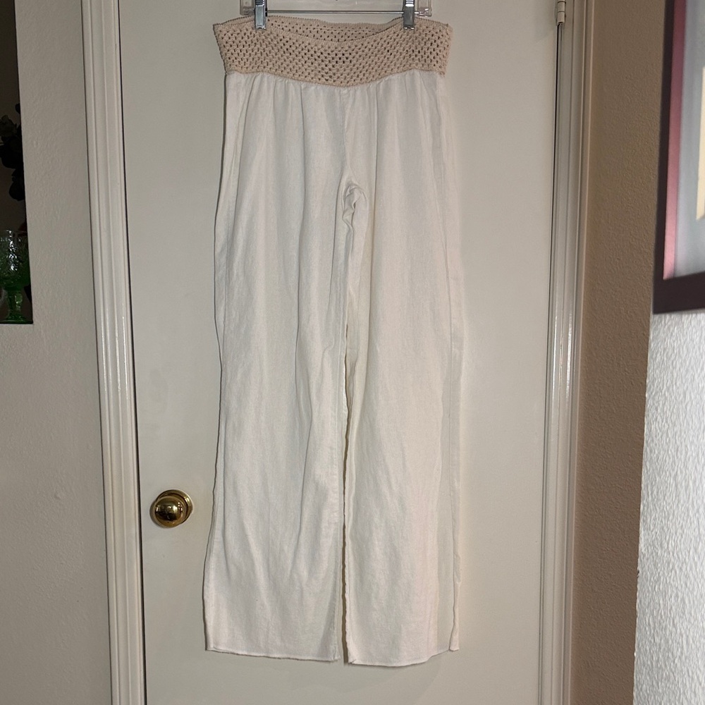 Angel Kiss Women’s Linen Blend Pants